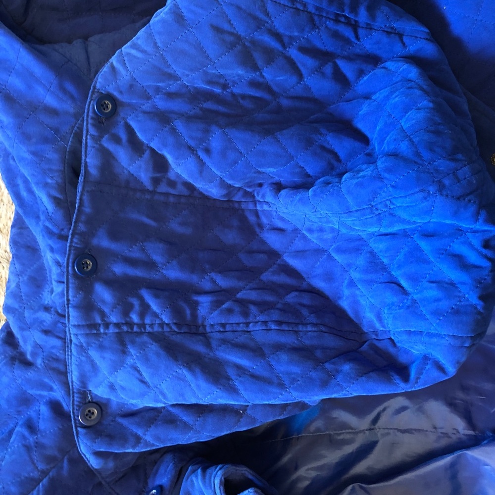 Blue button close jacket - Picture 3 of 6
